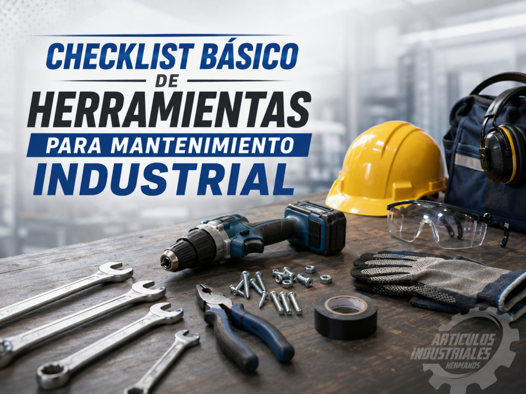Checklist básico de herramientas para mantenimiento industrial
