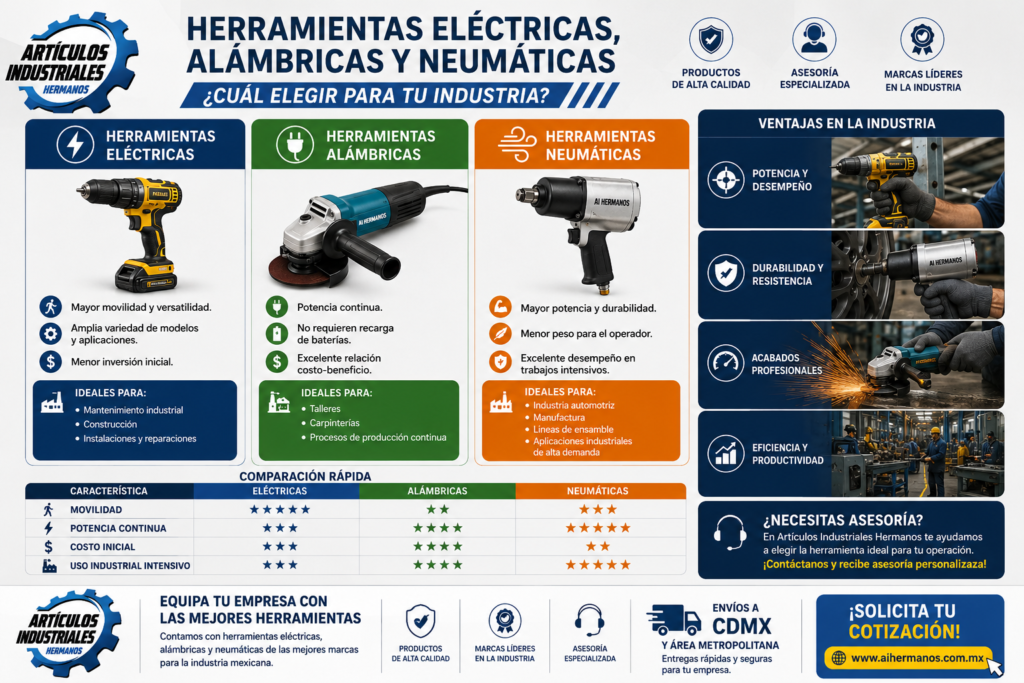 Elegir la mejor herramienta para tu industria